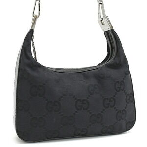 Gucci One Shoulder Bag 001 3812 002122 GG Canvas Black